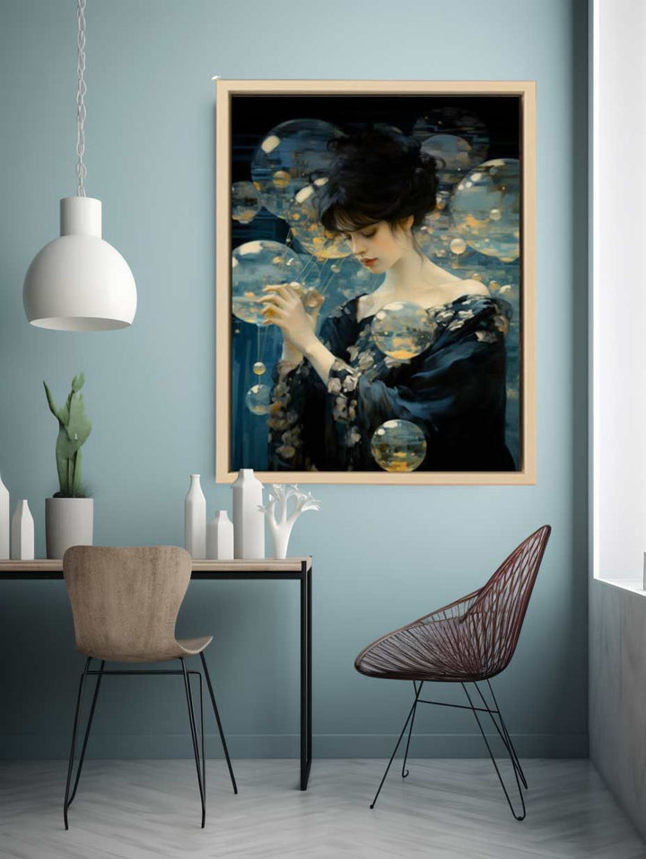 Mysterious Beauty Art Print