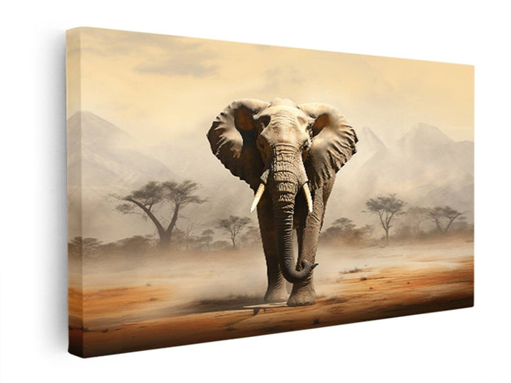 Elephant Art Painting  canvas Print