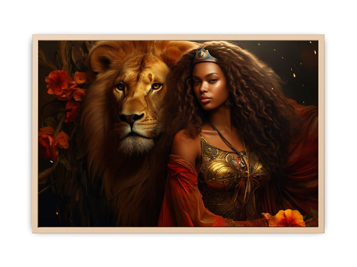 African Confidence  Art framed Print