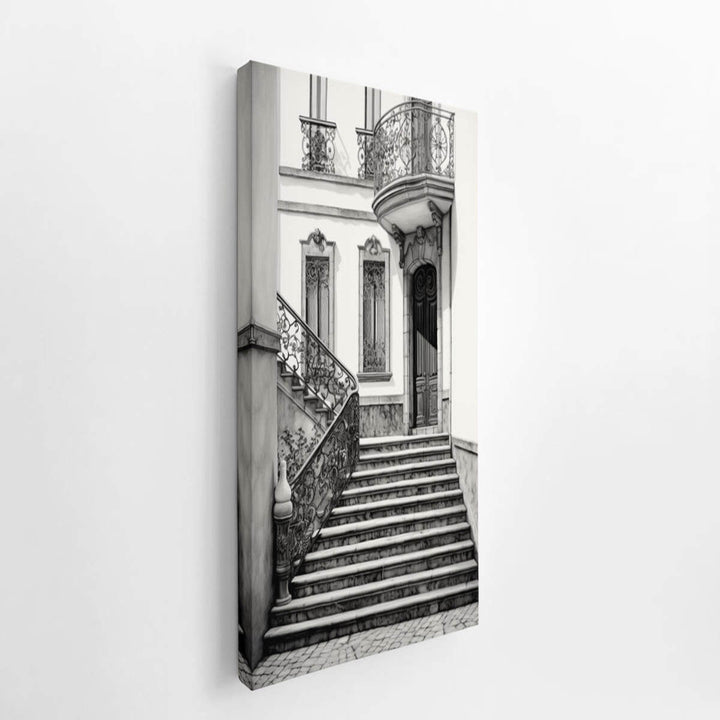 Parisian Stairs  canvas Print