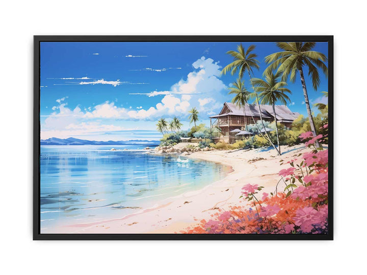 Beach Home Art  canvas Print