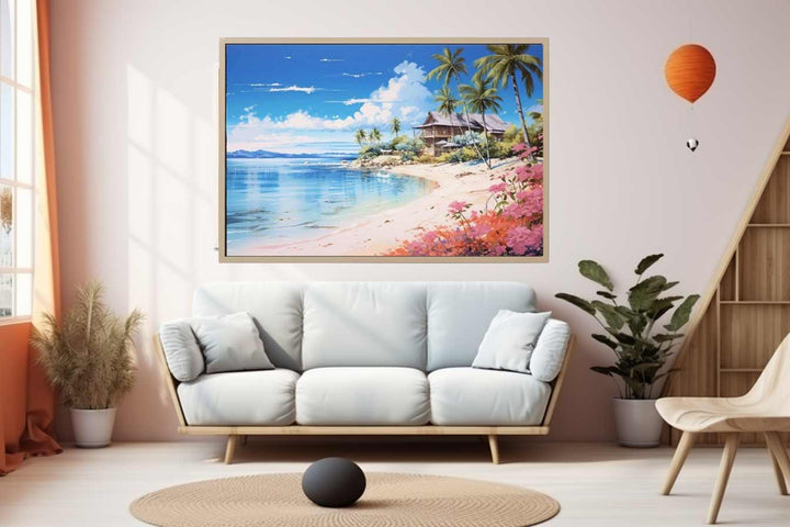 Beach Home Art Print