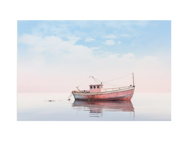 Isolated Boat Art