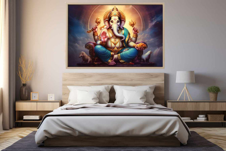 Ganesh Painting Art Print