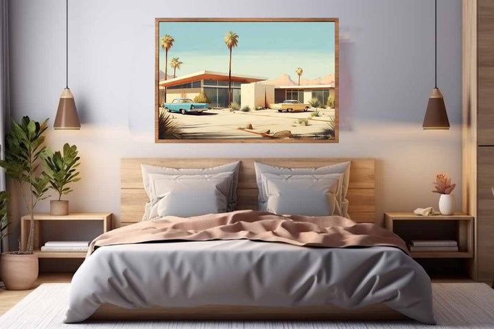 Vintage Vegas House Art Poster Print