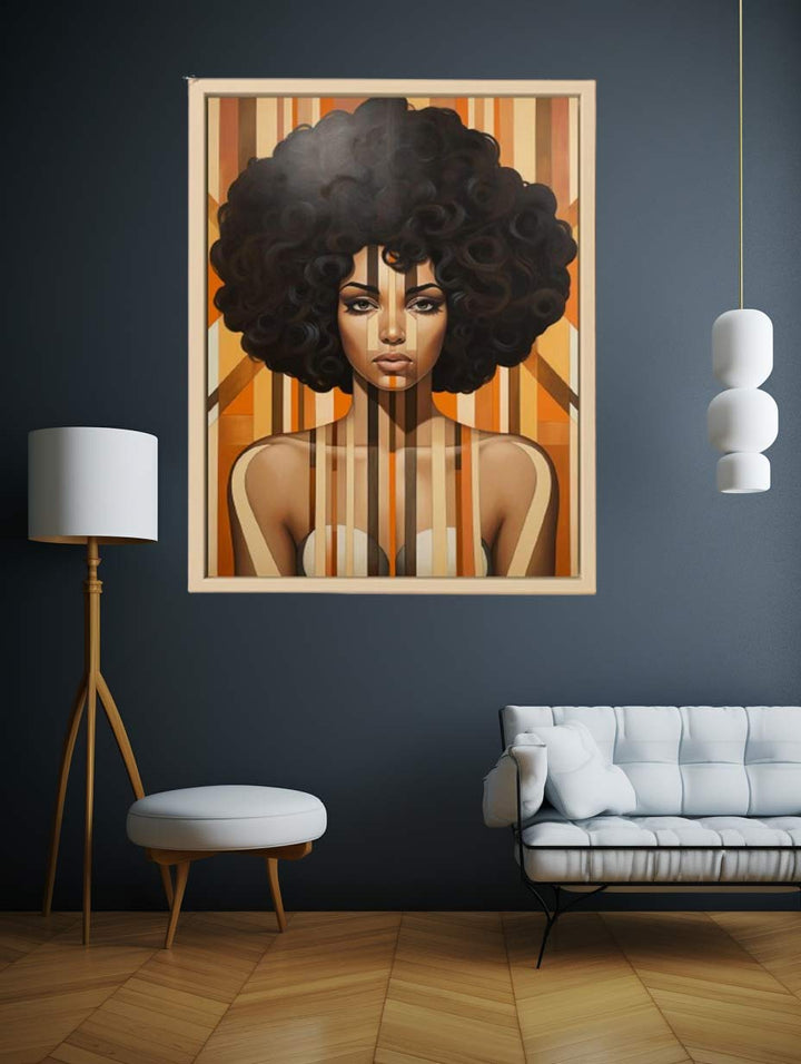 Vintage African Woman Art Print