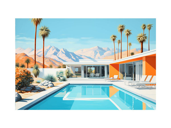 Poolside Villa Art