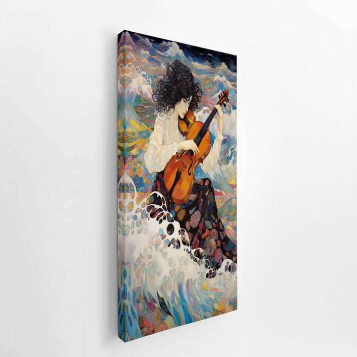 Music On Beach  canvas Print