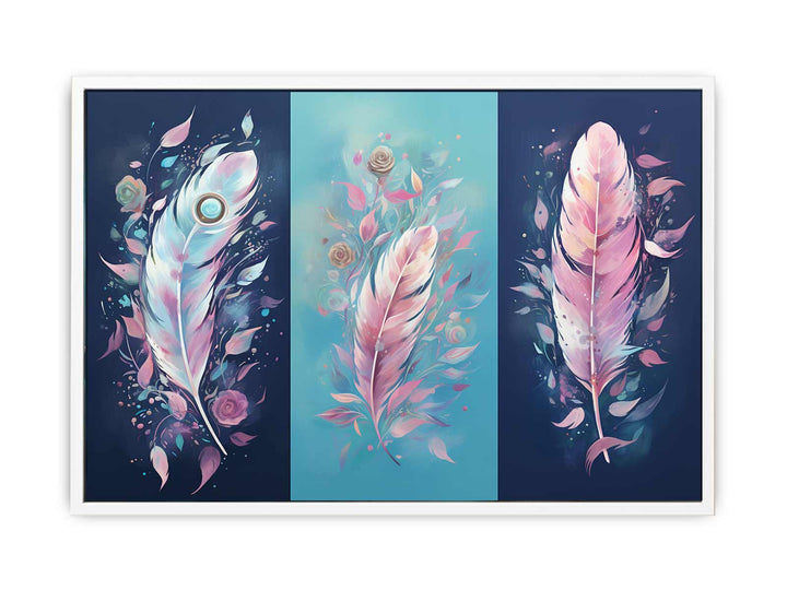 Boho Feathers Art  Painting