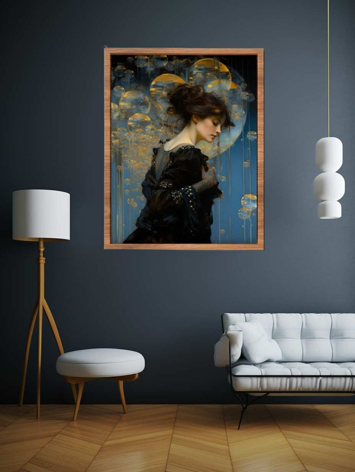 Mystery Women Painting Art Print