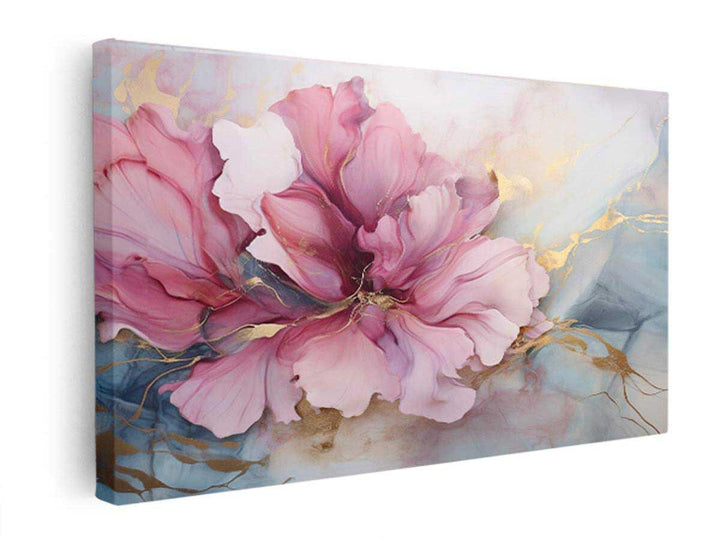 Flower Gold Art   canvas Print