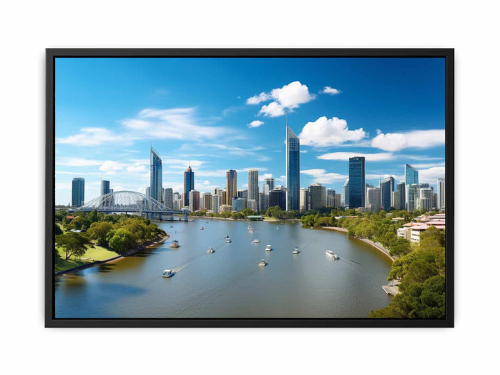 Brisbane River   canvas Print