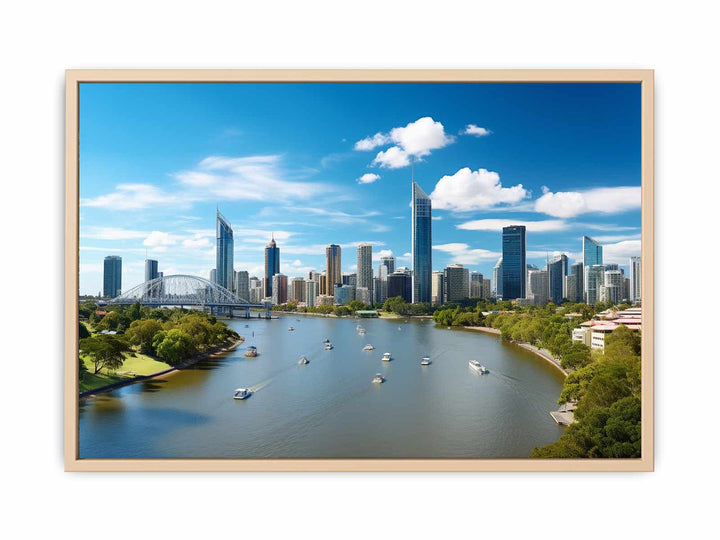 Brisbane River  framed Print