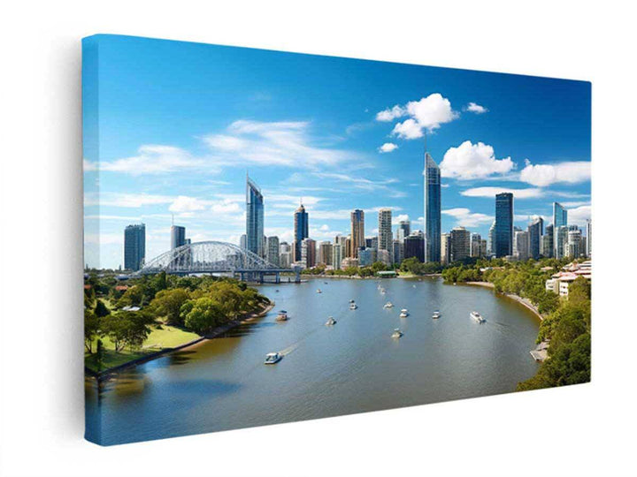 Brisbane River   canvas Print