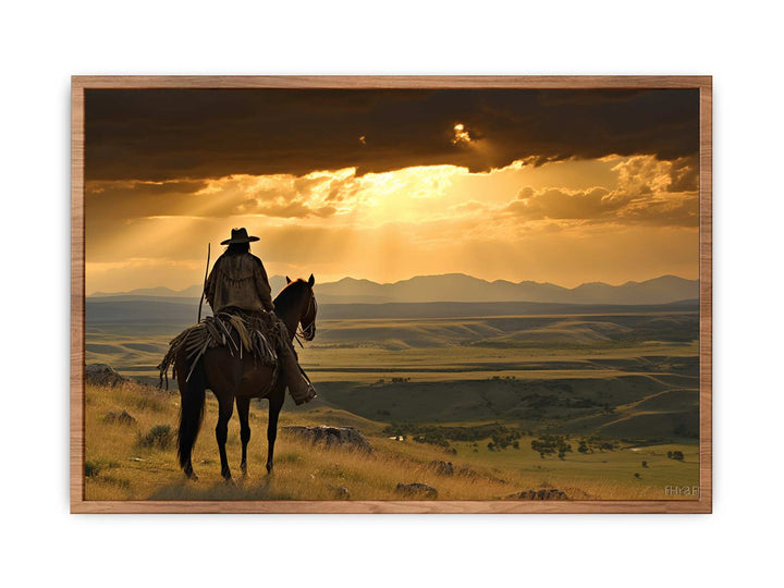 Montana Buffalo View Painting  