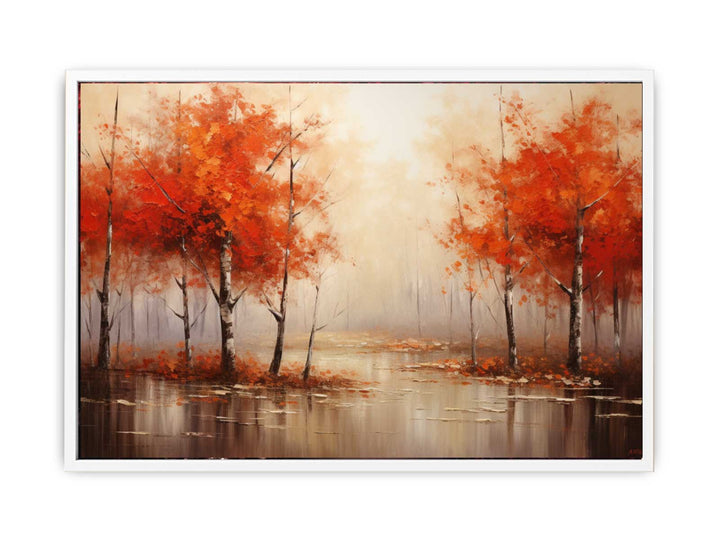Red Forest  Art   Painting