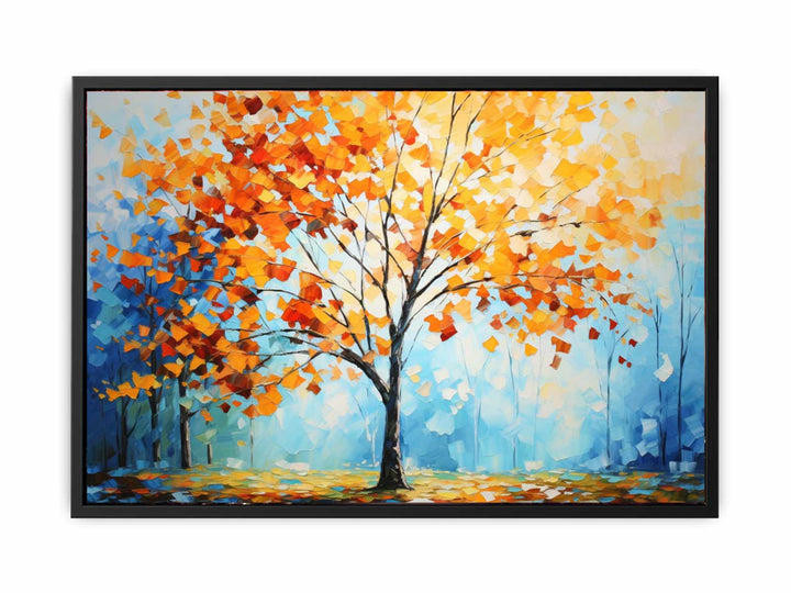 Sunny Maple Tree Painting  canvas Print