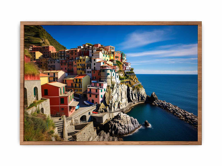 Cinque Terre Coast, Italy   Painting