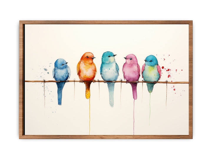 Watercolor Birds   Painting