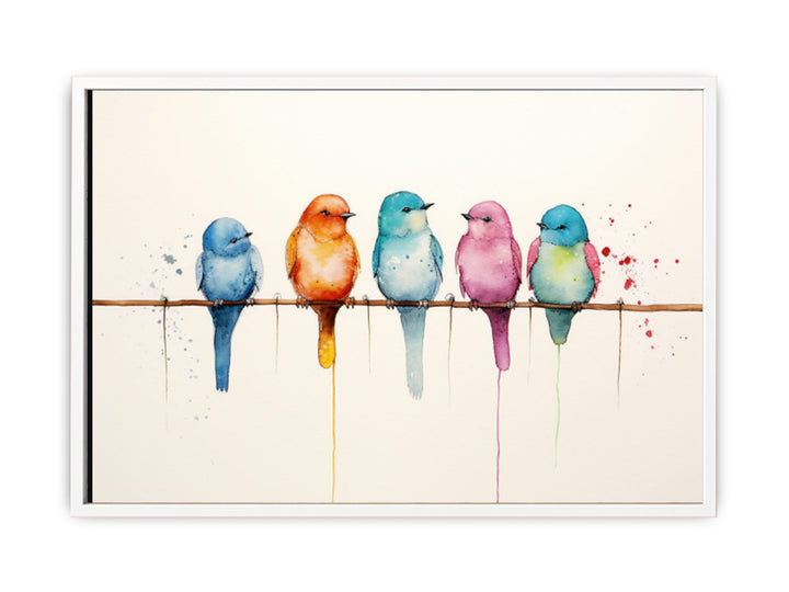 Watercolor Birds   Painting
