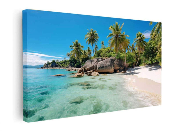 Seychelles Island   canvas Print