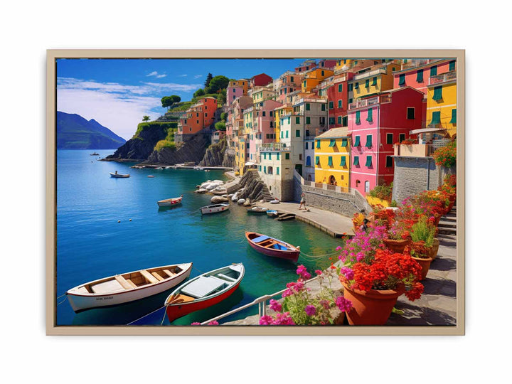 Cinque Terre in Italy  framed Print