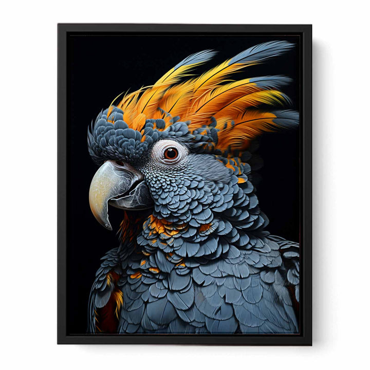 Cockatoo Left Painting  canvas Print