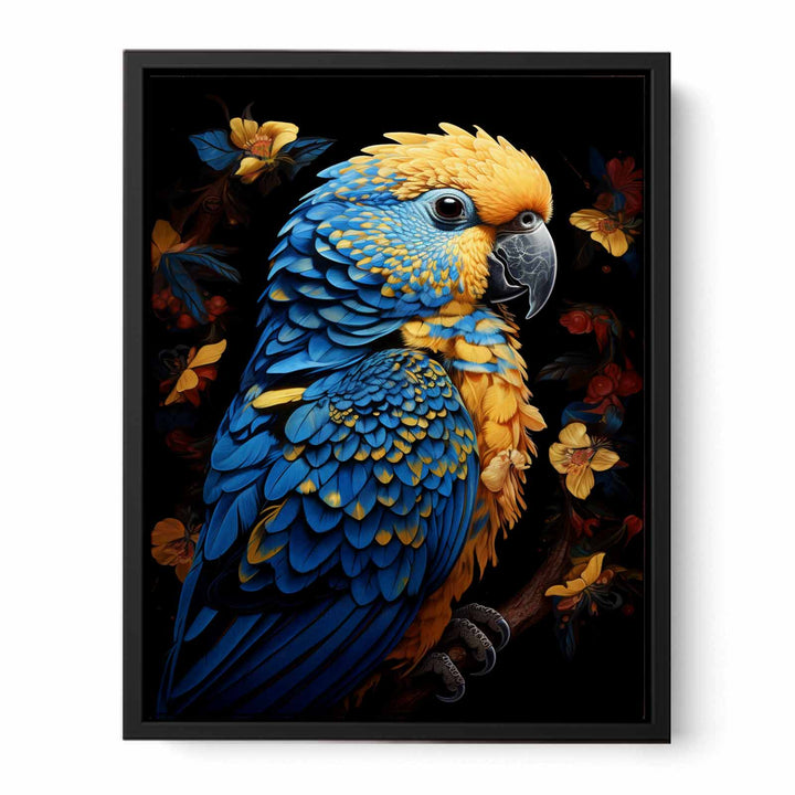 Cockatoo Colorful Painting  canvas Print