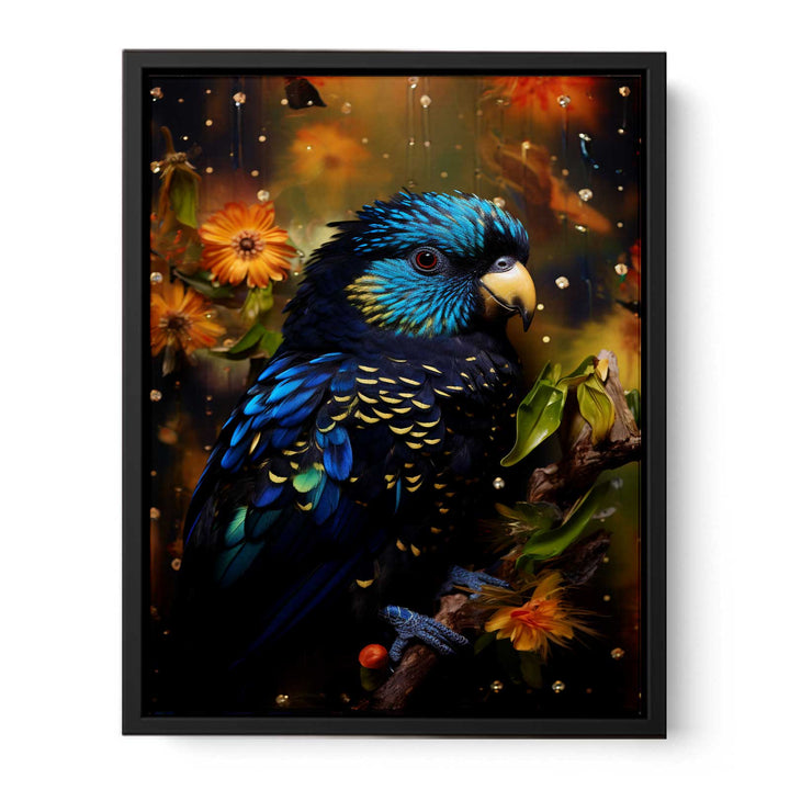 Cockatoo Colorful Painting  canvas Print