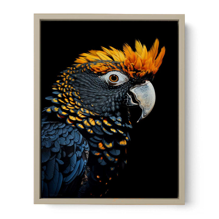 Cockatoo Colorful Painting framed Print