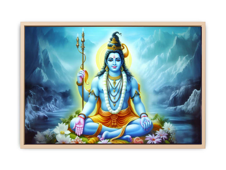 Shiva Painting framed Print