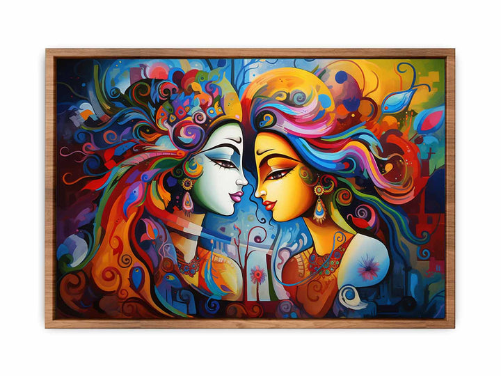 Raha Krishna Love Painting  