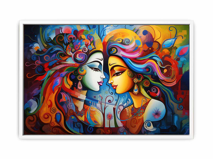 Raha Krishna Love Painting  