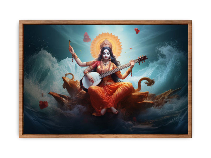 Saraswati Painting  