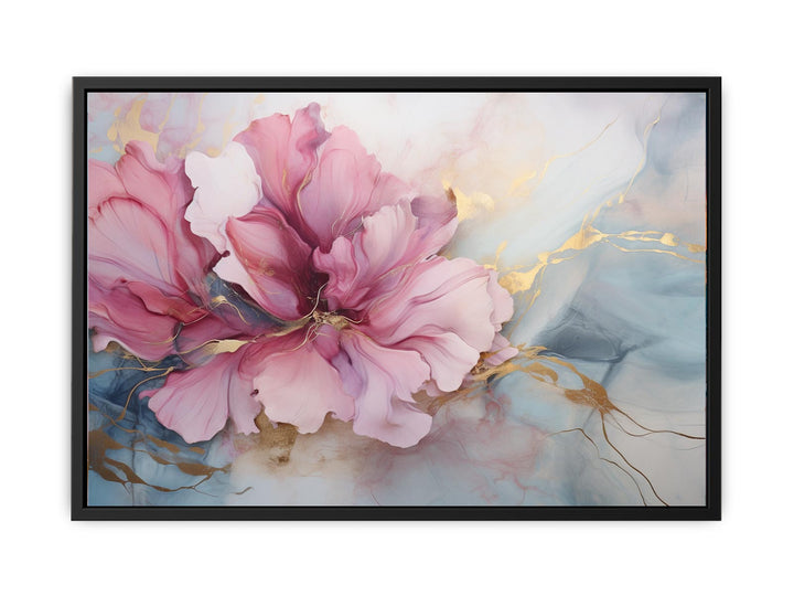 Flower Gold Art   canvas Print