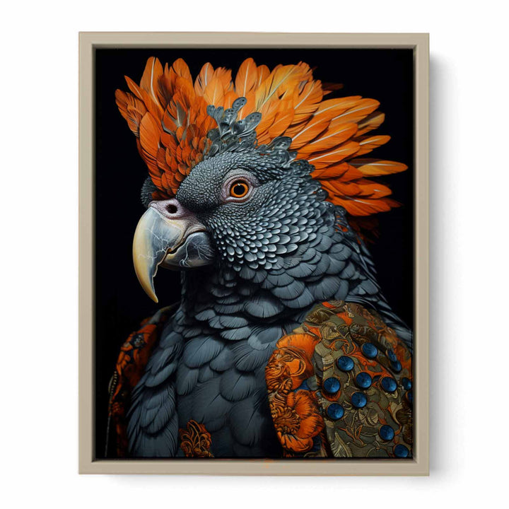 Cockatoo Light Painting framed Print