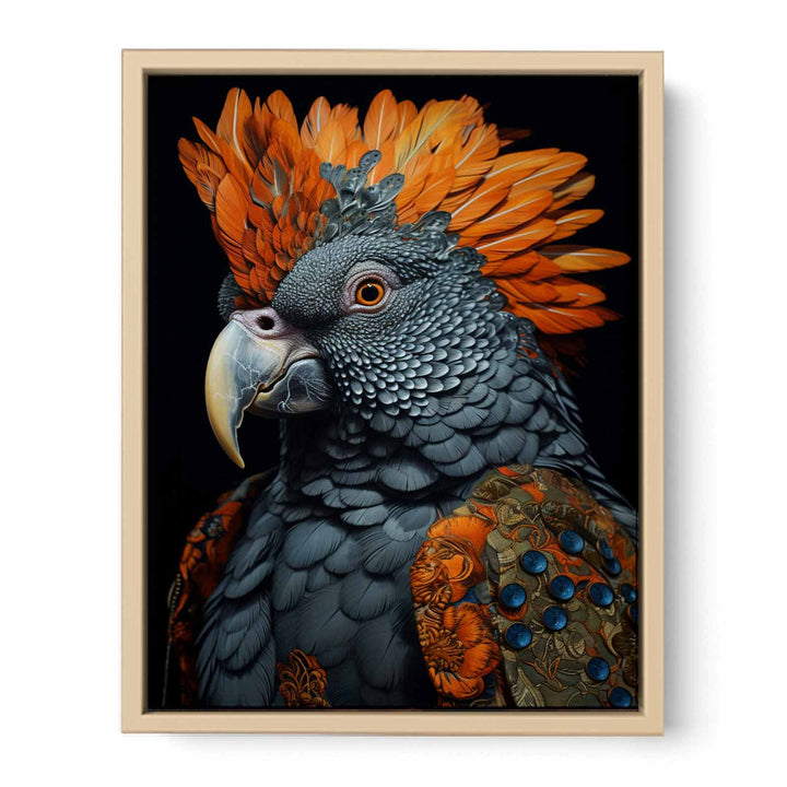 Cockatoo Light Painting framed Print