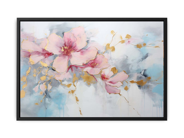 Flower Gold Art   canvas Print