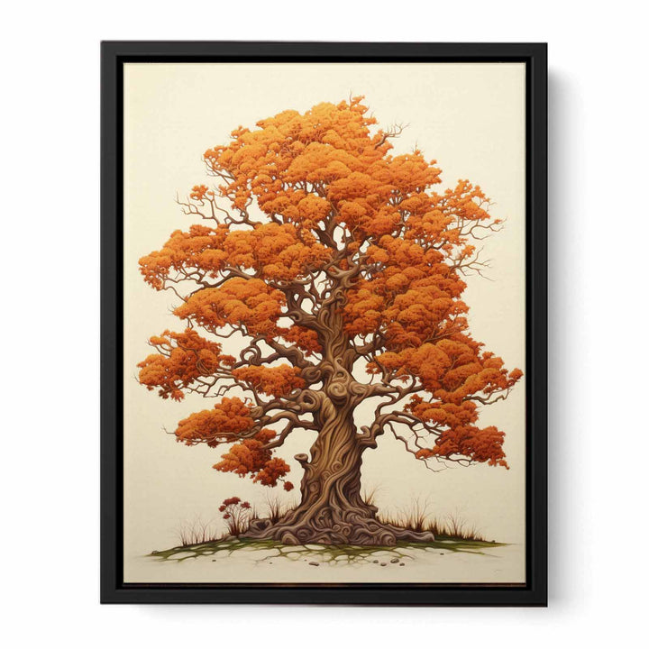 Orange Tree Print  canvas Print