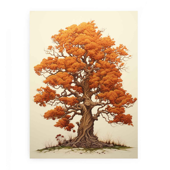 Orange Tree Print