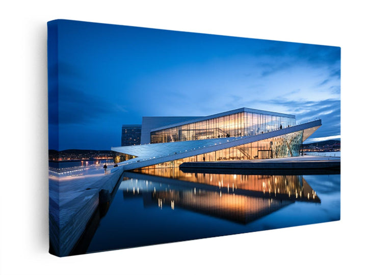 The Norwegian Opera House  canvas Print