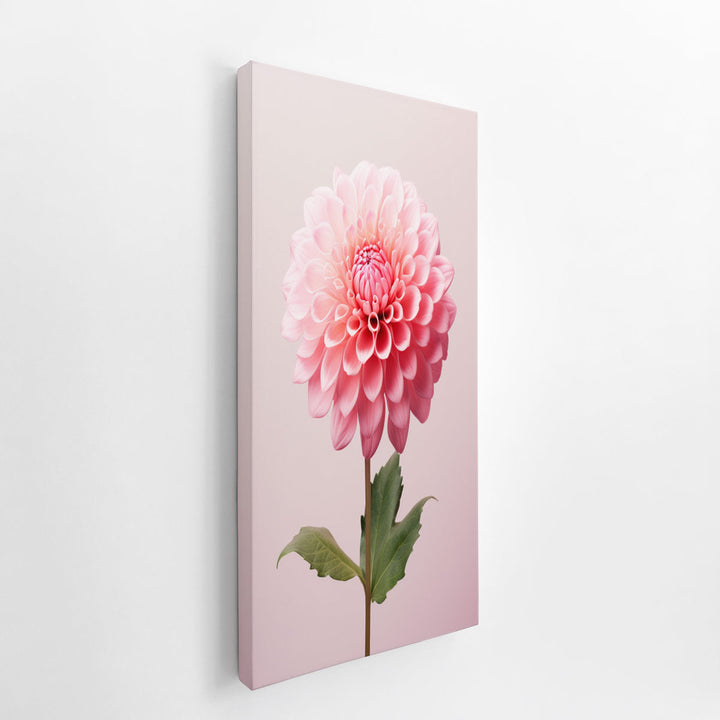 Pink Flower Artwork  canvas Print