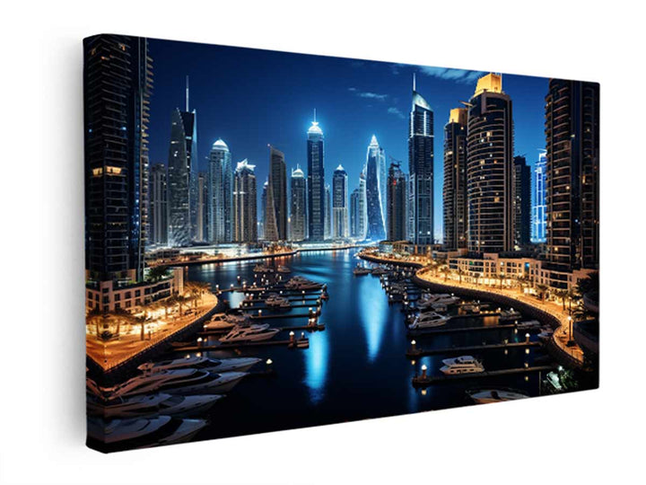 Dubai Painting  canvas Print