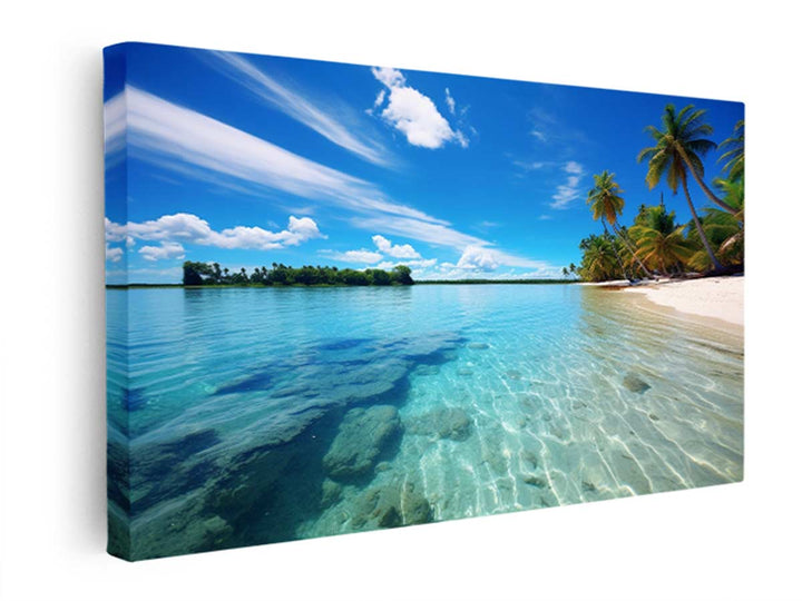 Beach Art Print  canvas Print