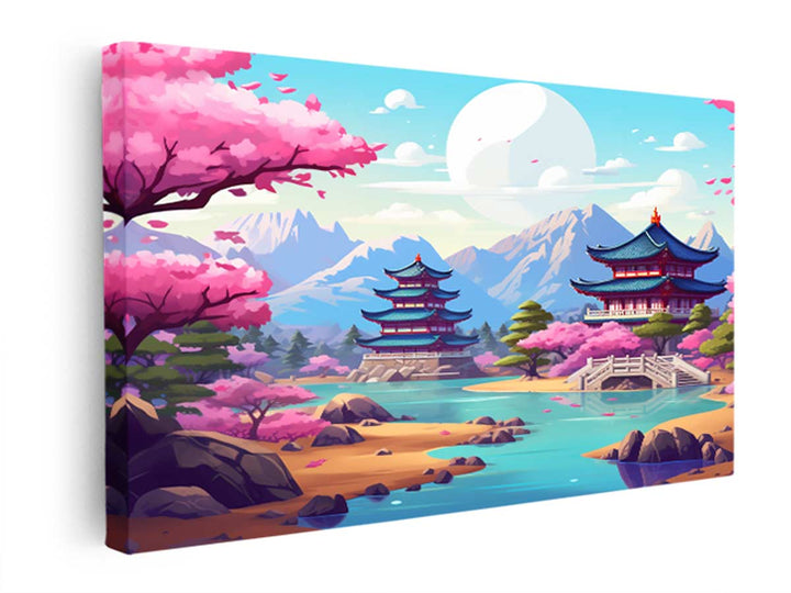 South korea Art  canvas Print