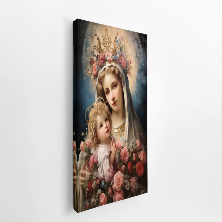 Beautiful Virgin Mary Artwork   canvas Print