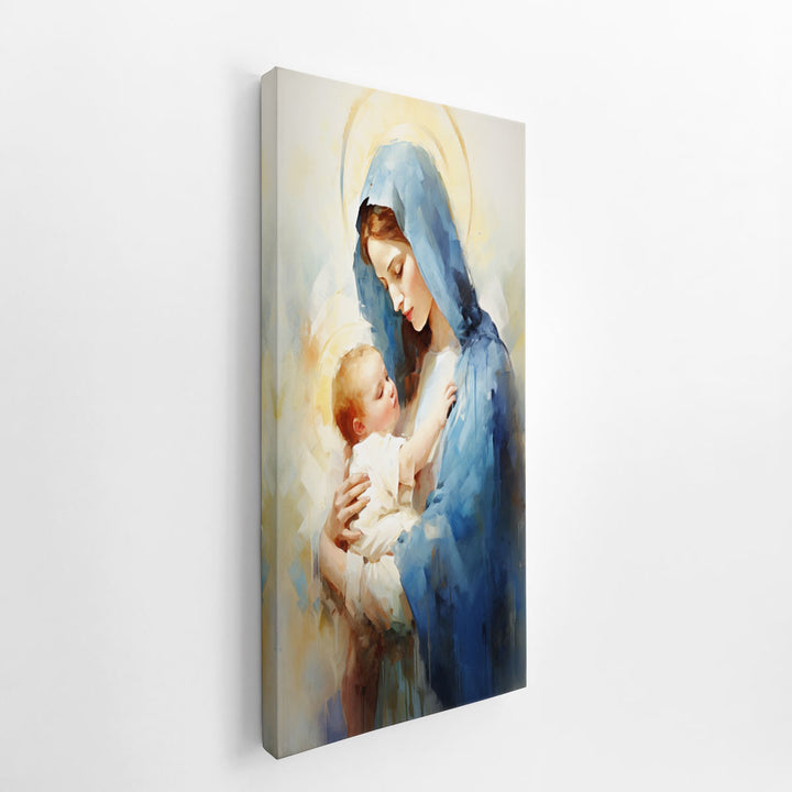 Virgin Mary Painting  canvas Print