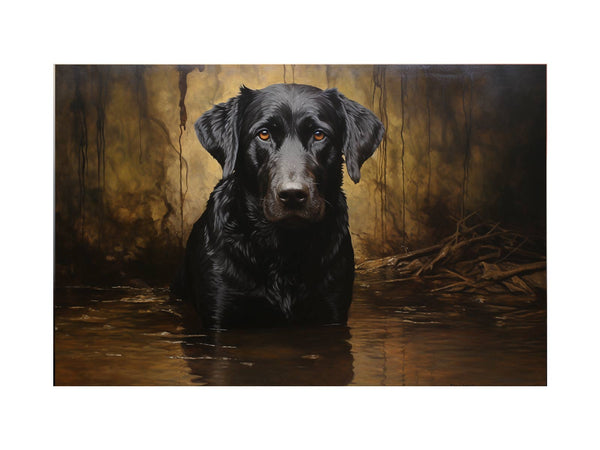 Black Dog Print