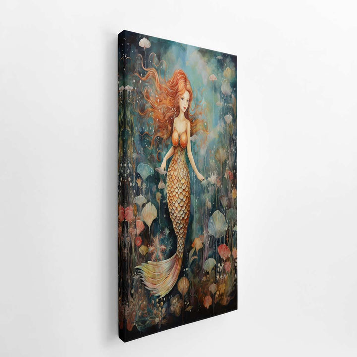 Mermaid Art  canvas Print