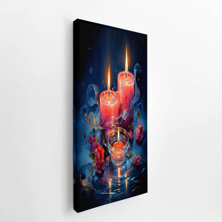 Candle Artwork  canvas Print